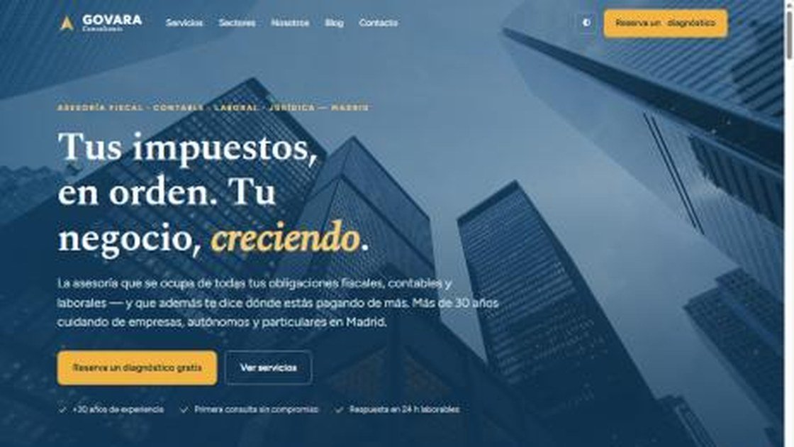 Web de Govara Consultants